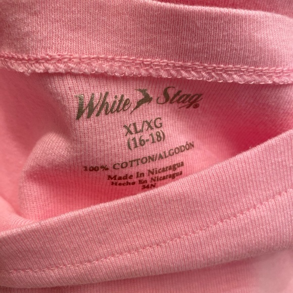 π WHITE STAG PINK BOAT NECK TEE - Picture 6 of 7